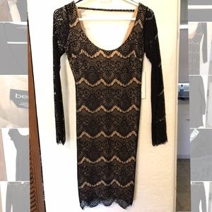 Beautiful Bebe Lacey dress